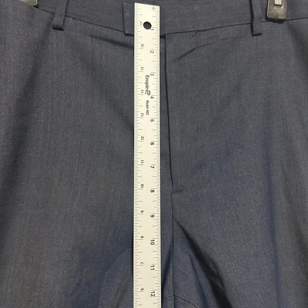 Banana Republic Trousers 38x29 Navy Blue Work Casual Tailored Performance Pants